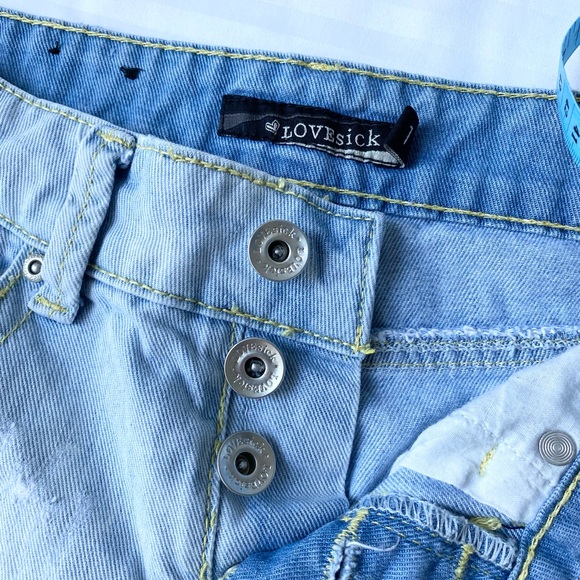 Lovesick Distressed Jeans, Size 1 - Picture 6 of 14